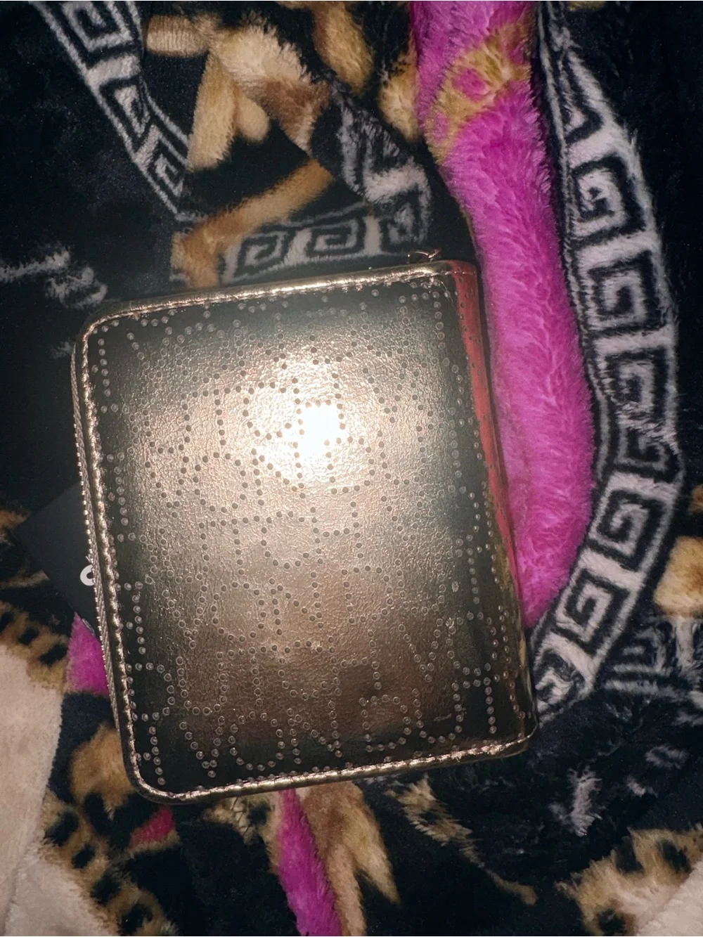 Von Dutch Gold Studded Card & Key Holder